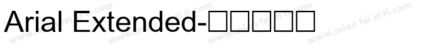 Arial Extended字体转换